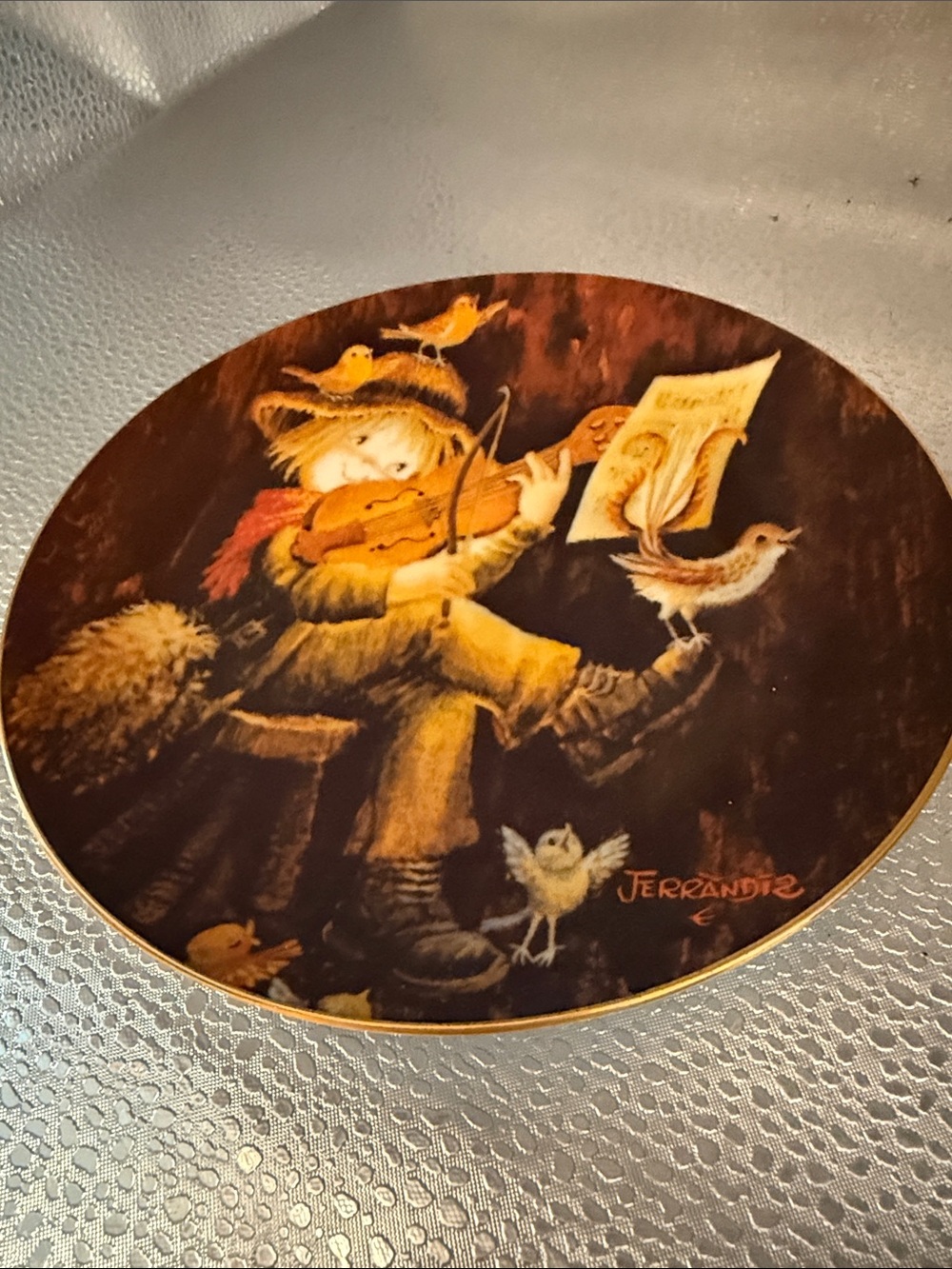 Vintage Plate titled “Sweet Serenade “ from the “ Music Makers” 4 th Edition
